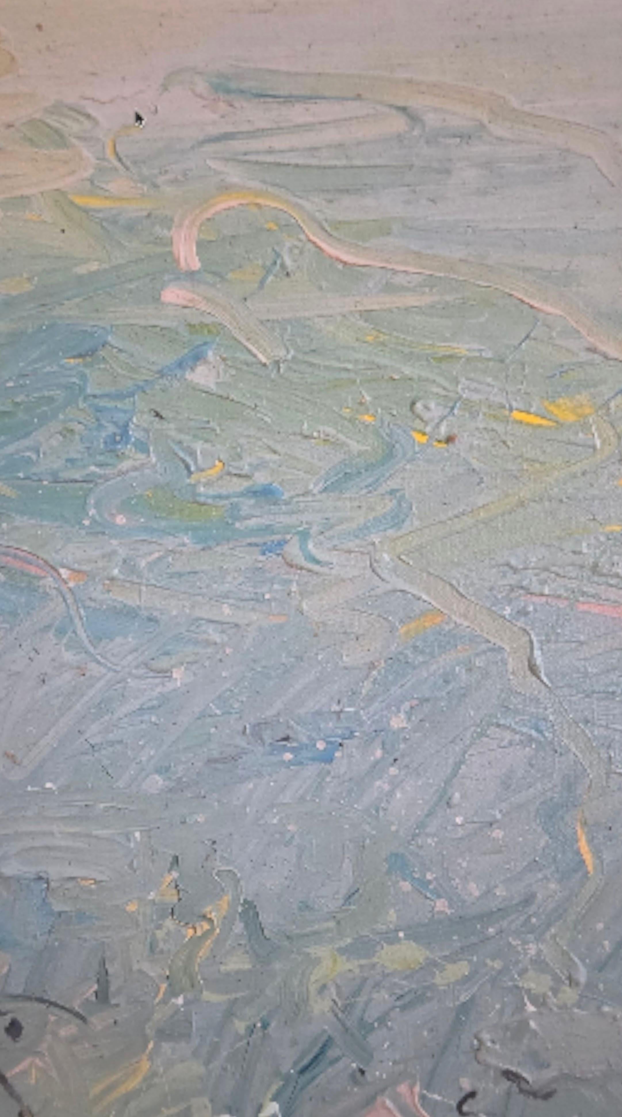 Foghorn Time, 1984 Acrylic on Canvas Commission thru OK Harris For Sale 3