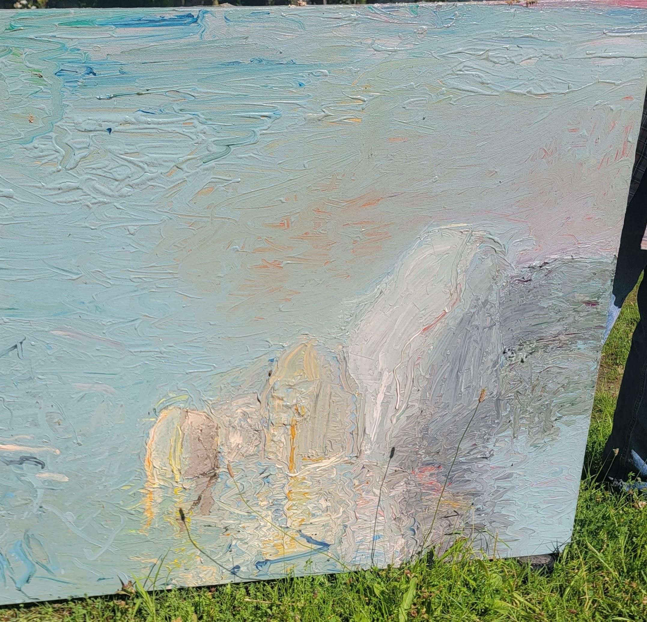 Foghorn Time, 1984 Acrylic on Canvas Commission thru OK Harris For Sale 6