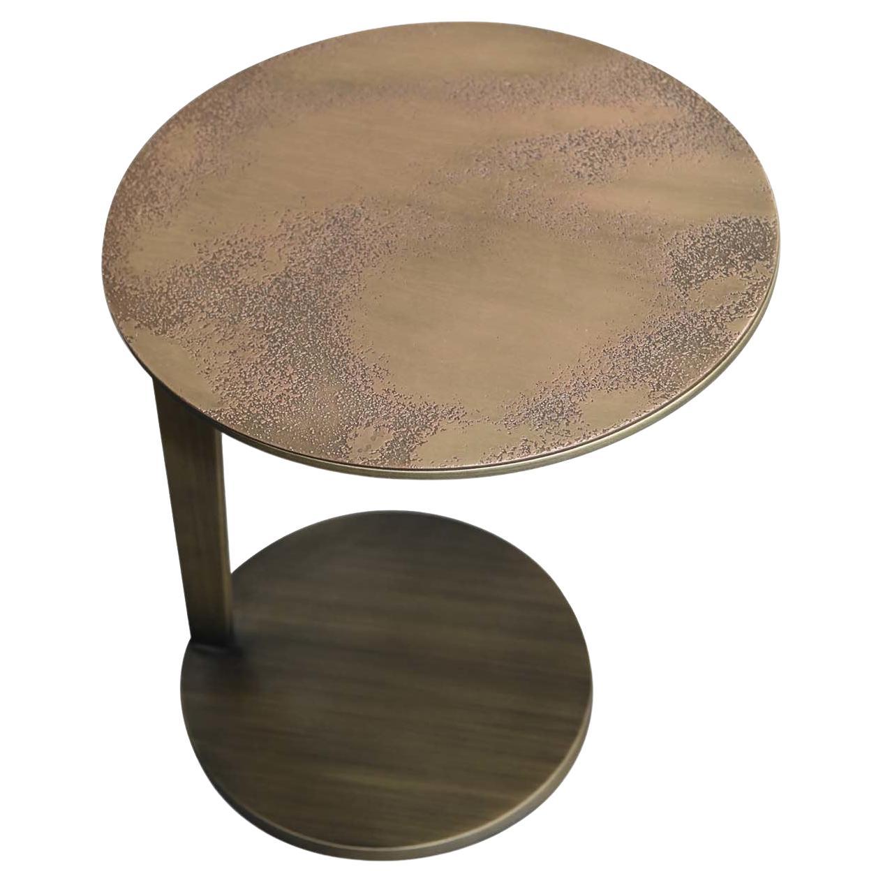 Tino8 Corroded Bronze Table by Albedo For Sale