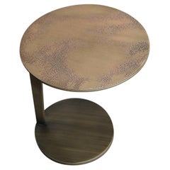 Tino8 Tisch aus geriffelter Bronze von Albedo