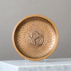 Tinos Art Deco Bronze Dish / Bowl, Denmark, 1930s.