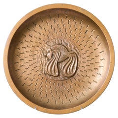 Tinos Art Deco Bronze Dish / Bowl, Denmark, 1930s.