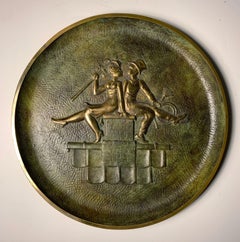 Bronzo Art Deco Tinos , Danimarca, anni '30