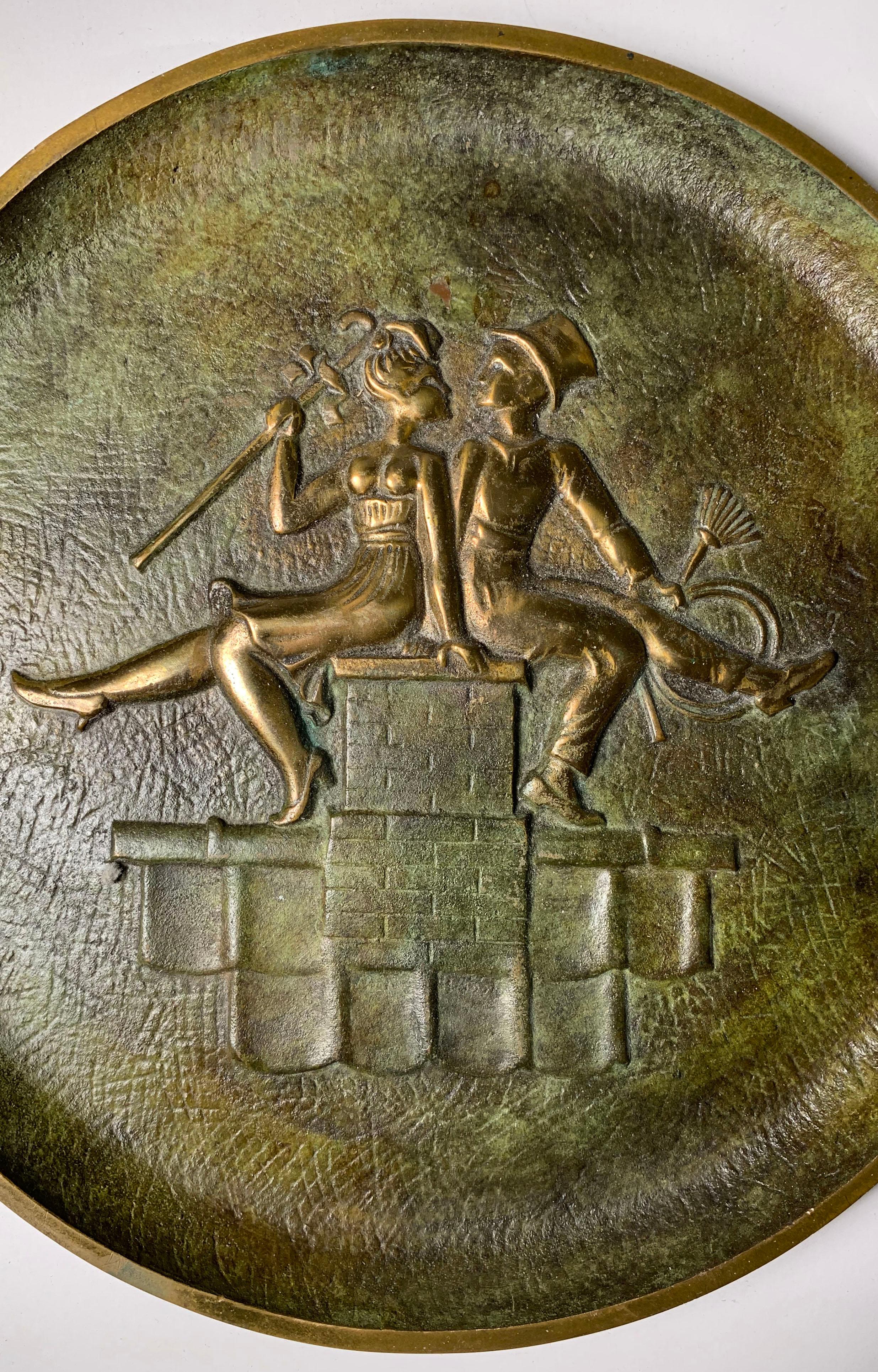 Art déco Bronze de Tinos, Danemark, années 1930 en vente