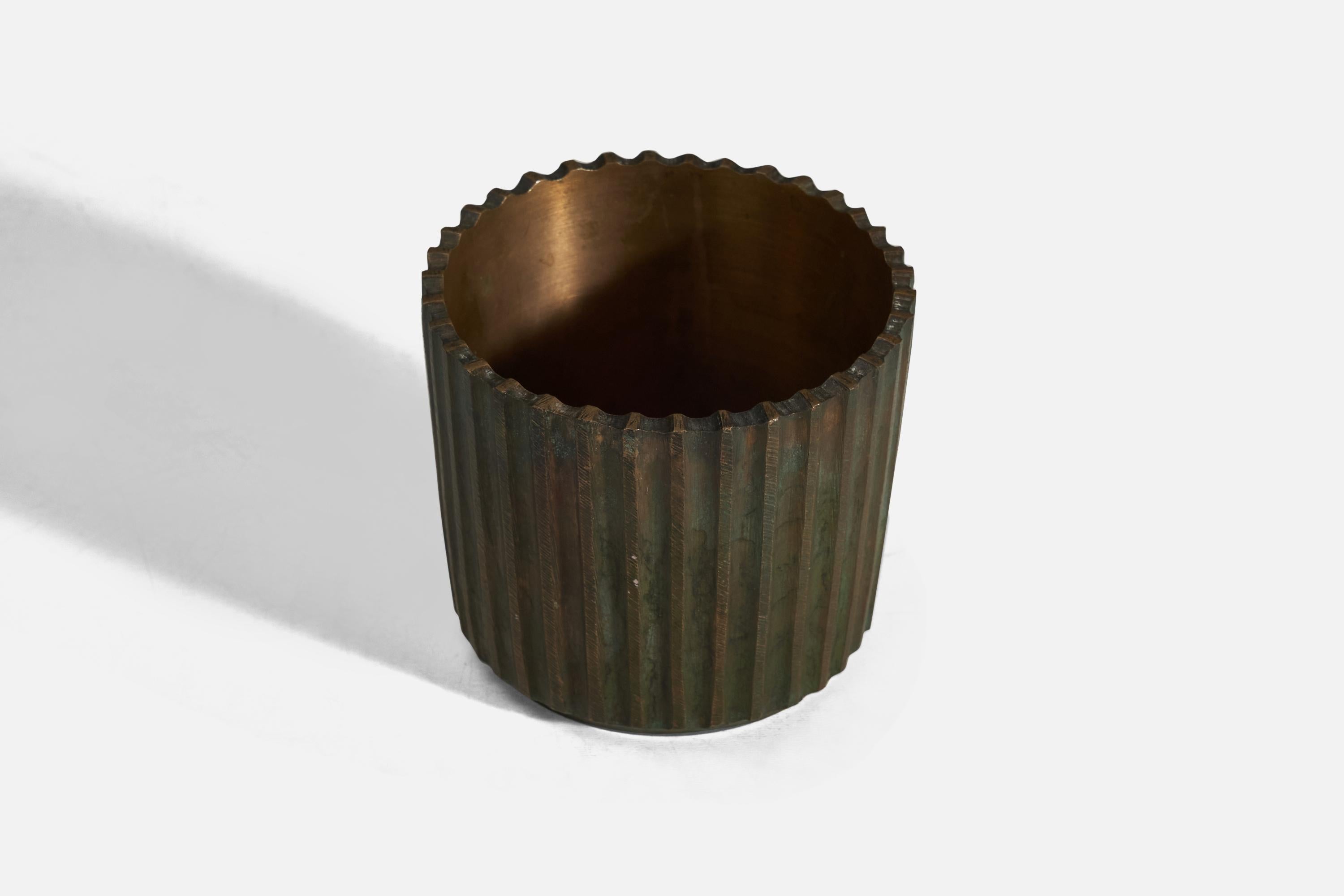 Mid-Century moderno Tinos, Vaso, Bronzo, Danimarca, anni '40 in vendita
