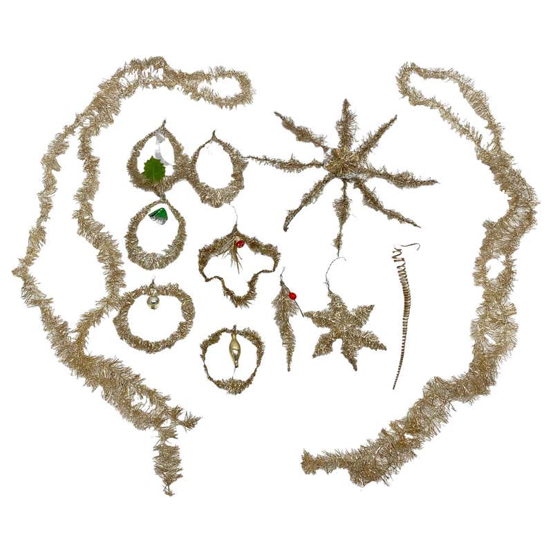 Frames antique grand tour 1stdibs Antique Nuremberg Gold Foil Angel Christmas Tree Topper 1930s at 1stDibs