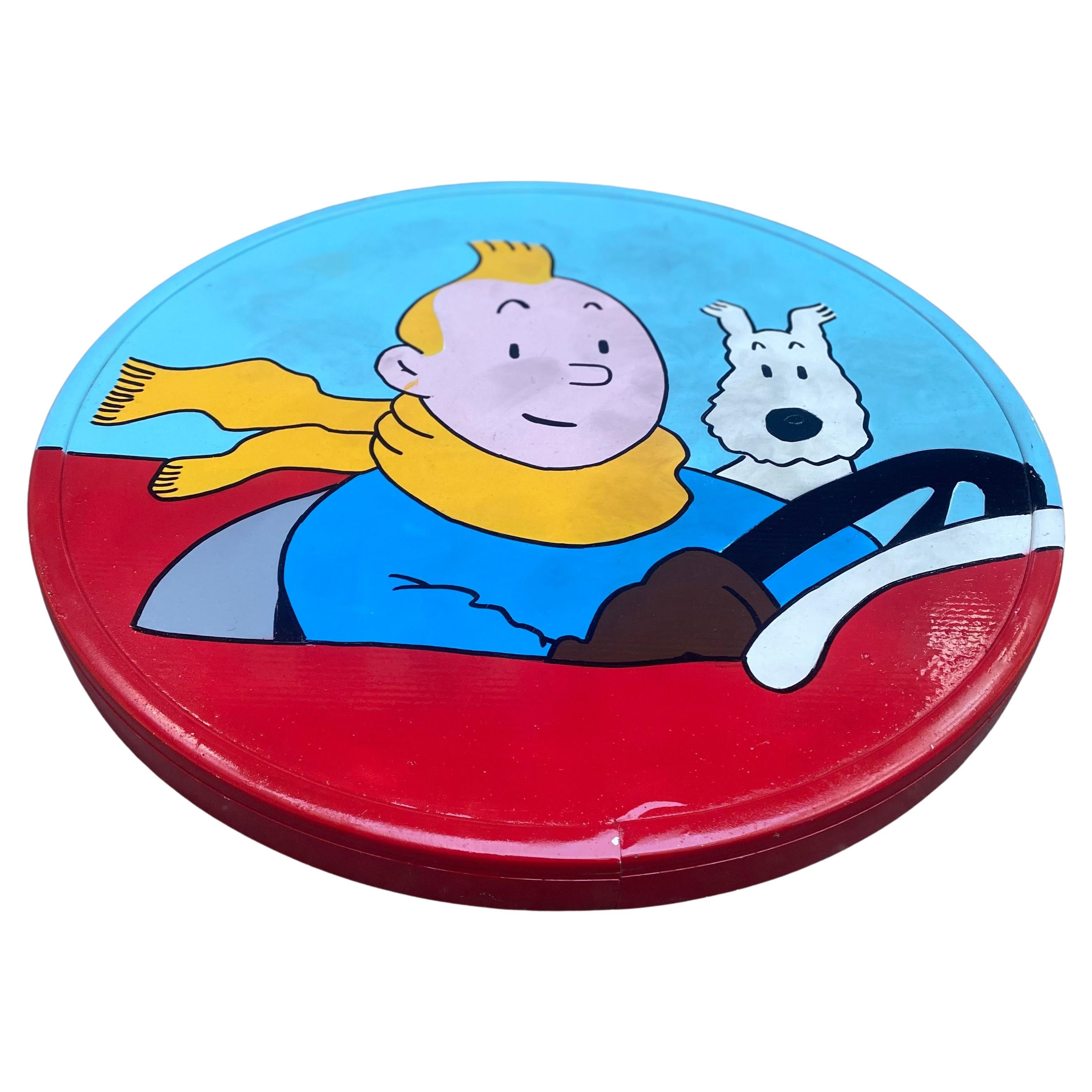 Tintin and Snowy in Amilcar, Vinc  For Sale