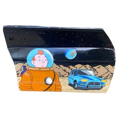 Tintin Citroen Ami 8 on the Moon, Vinc Objective Moon