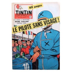 Tintin Magazine N°539 "Le Pilote Sans Visage" — Original Comics 1959 - 2C81