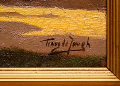 south African landscape, Tinus de Jongh South African 1885-1942