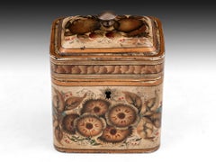 Tinwear Tea Caddy Possibly American