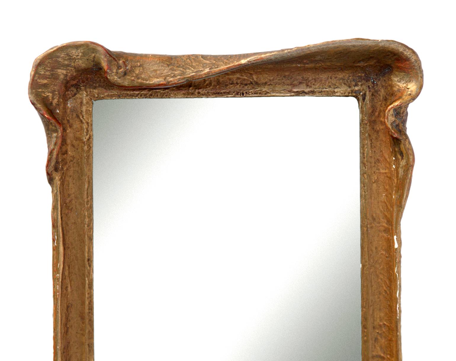 Rare, unusual hand sculpted batwing frame often referred to as 
