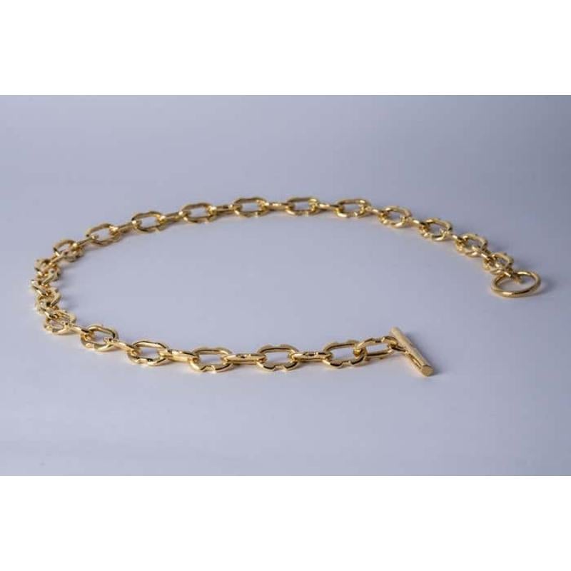 Women's or Men's Tiny Deco Link Choker Chain (YGA) For Sale