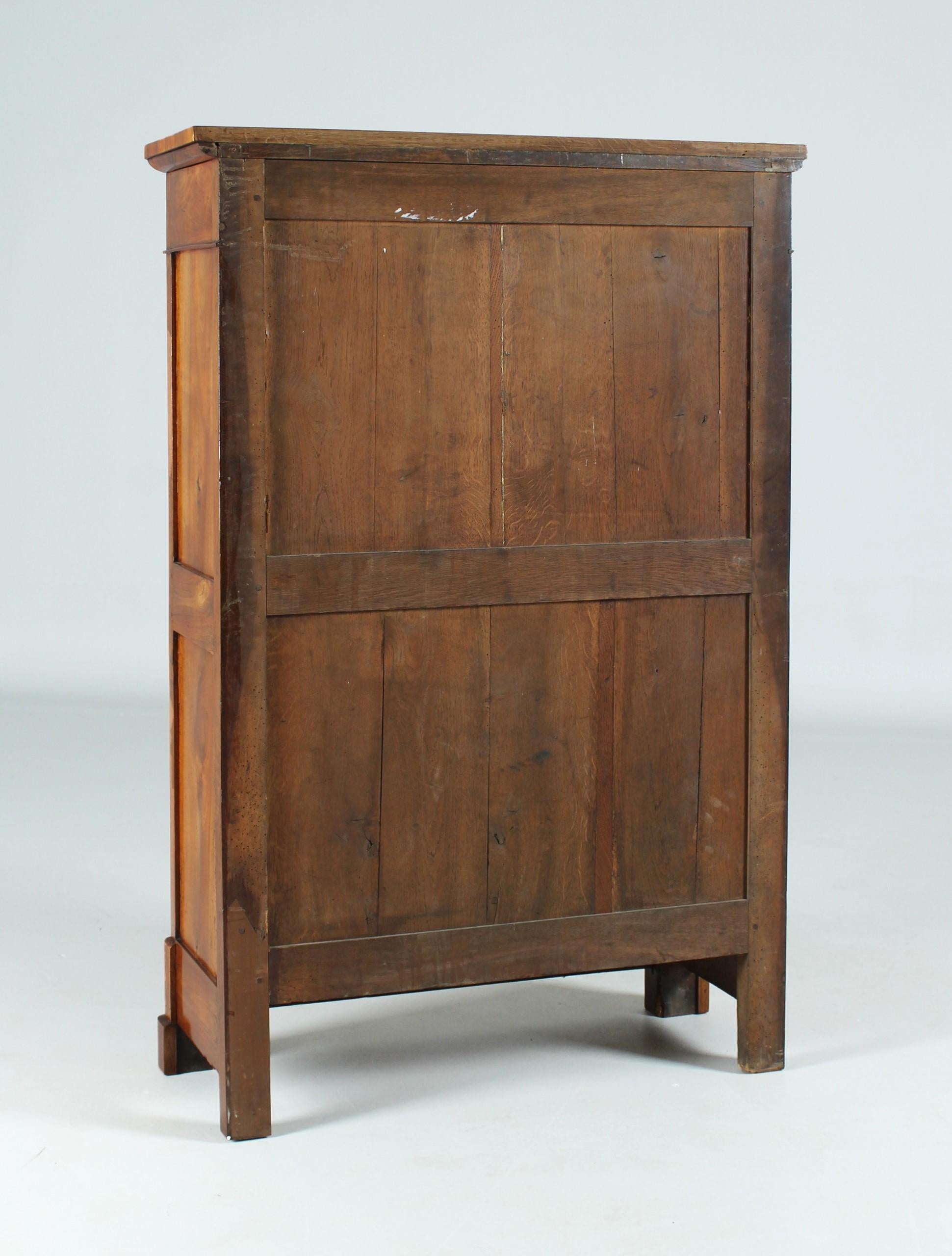 Tiny French Secretaire, Walnut, Mid 19th Century For Sale 9