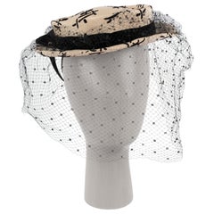 Tiny Hat with Black Veil