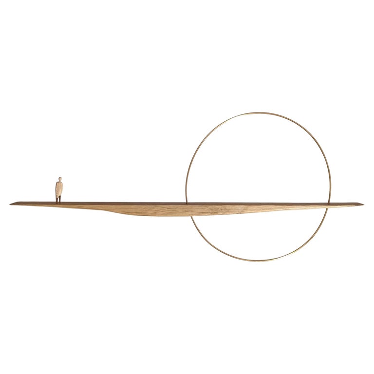 TINY, Mid-Century Style Wooden Hanging Mobile For Sale at 1stDibs