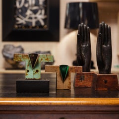 “Tiny Mint Green Jacket, ” Steel Sculpture by Gordon Chandler