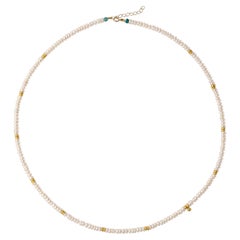 Tiny Pearl Necklace - by Bombyx House