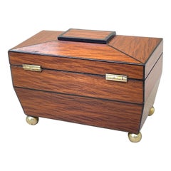 Tiny Regency Partridgewood Tea Caddy