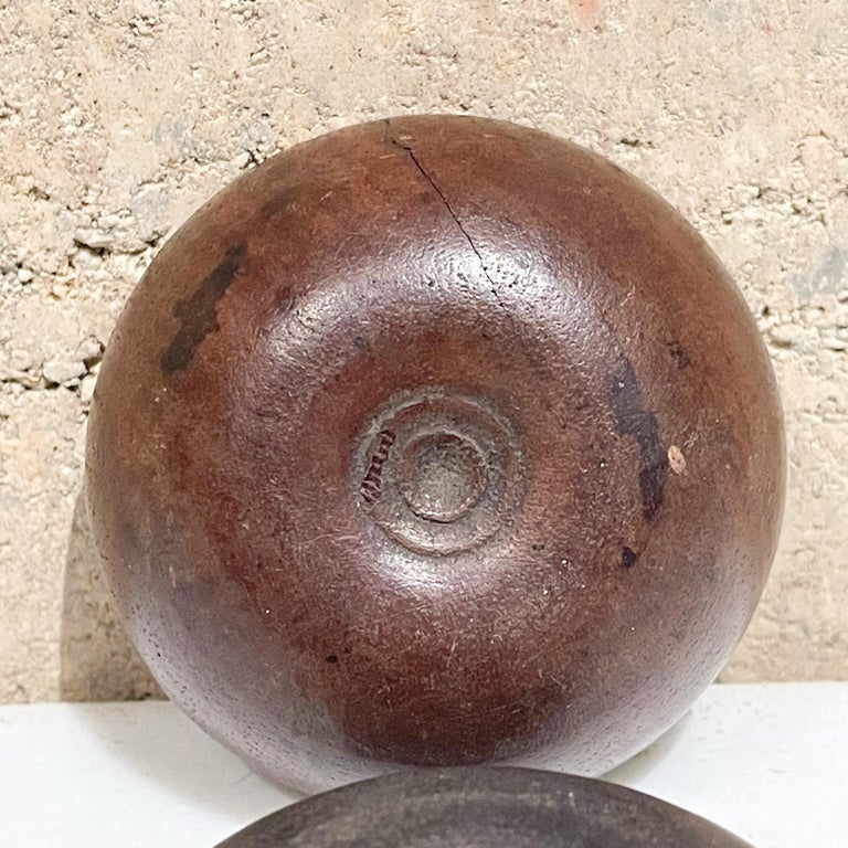 Tiny Round Wood Box Secret Stash Keepsake Container with Lid 1970s For