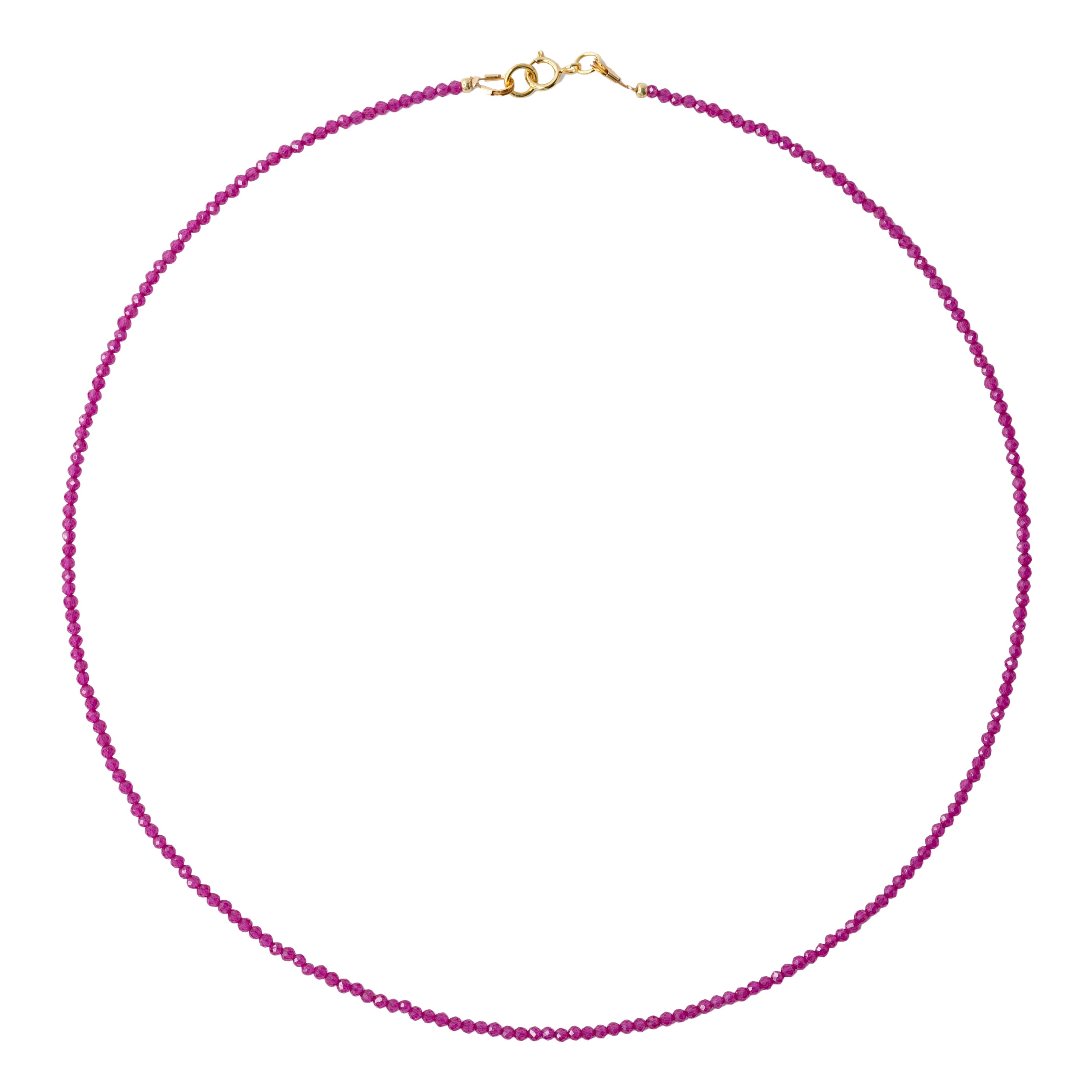 Collana Tiny Ruby in oro 14K - by Bombyx House