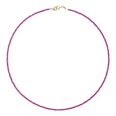 Collana Tiny Ruby in oro 14K - by Bombyx House