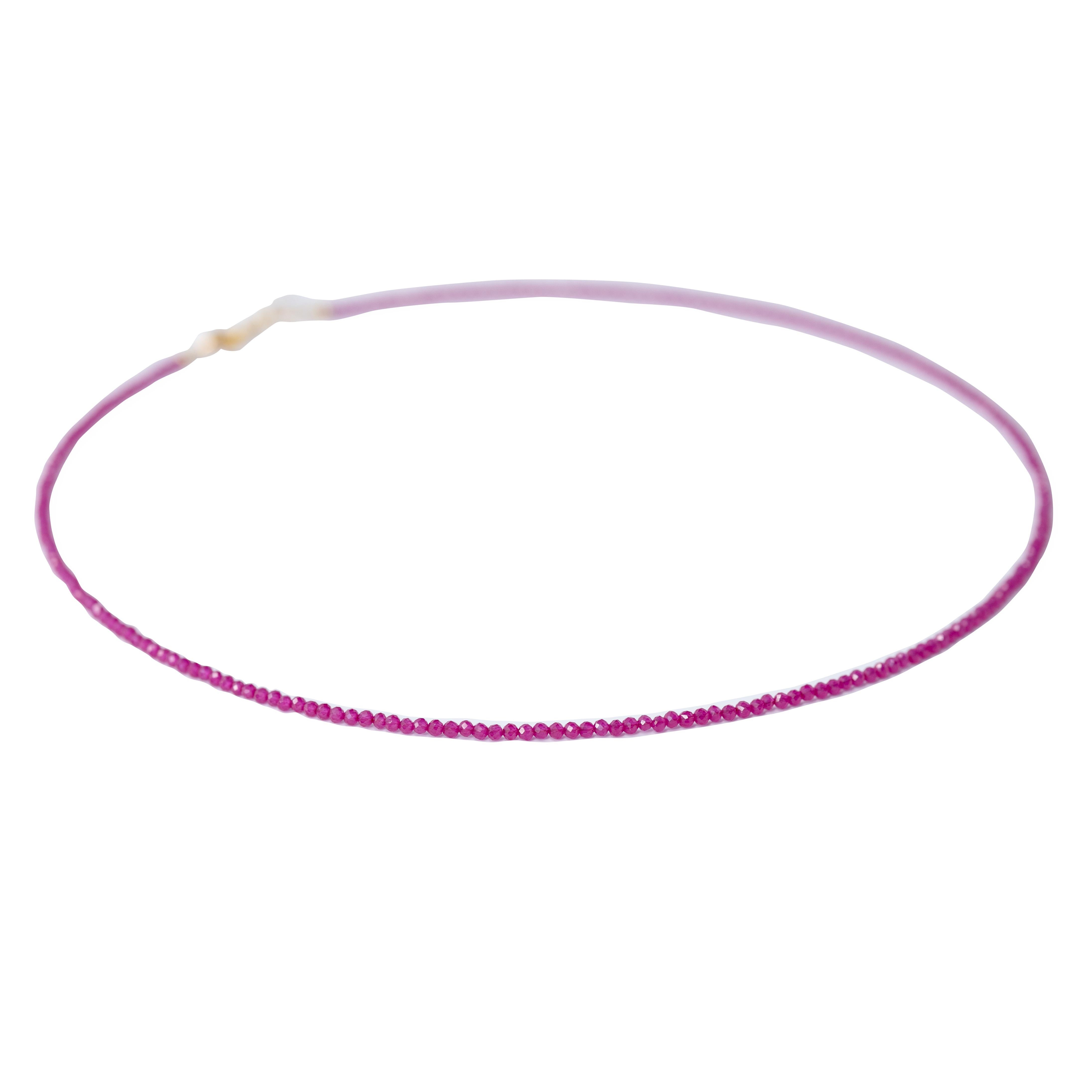 Collana Tiny Ruby in oro 14K - by Bombyx House In condizioni Nuovo in vendita a Westport, CT