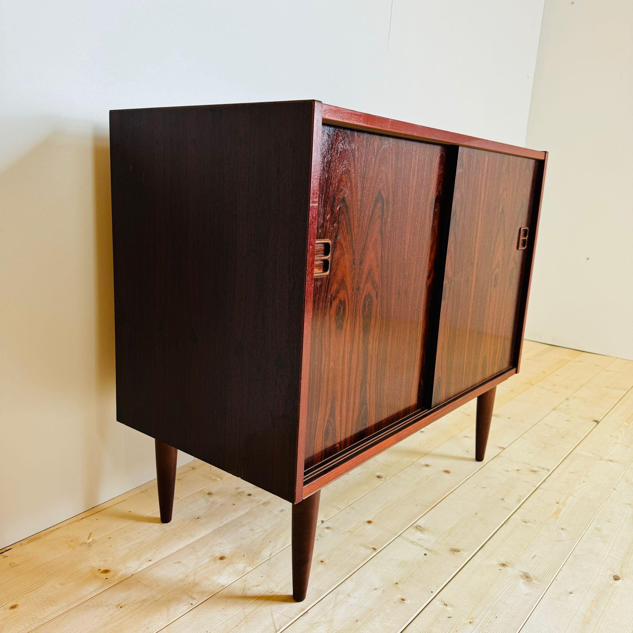 Danish Tiny sideaboard in teak, Denmark 1960s For Sale
