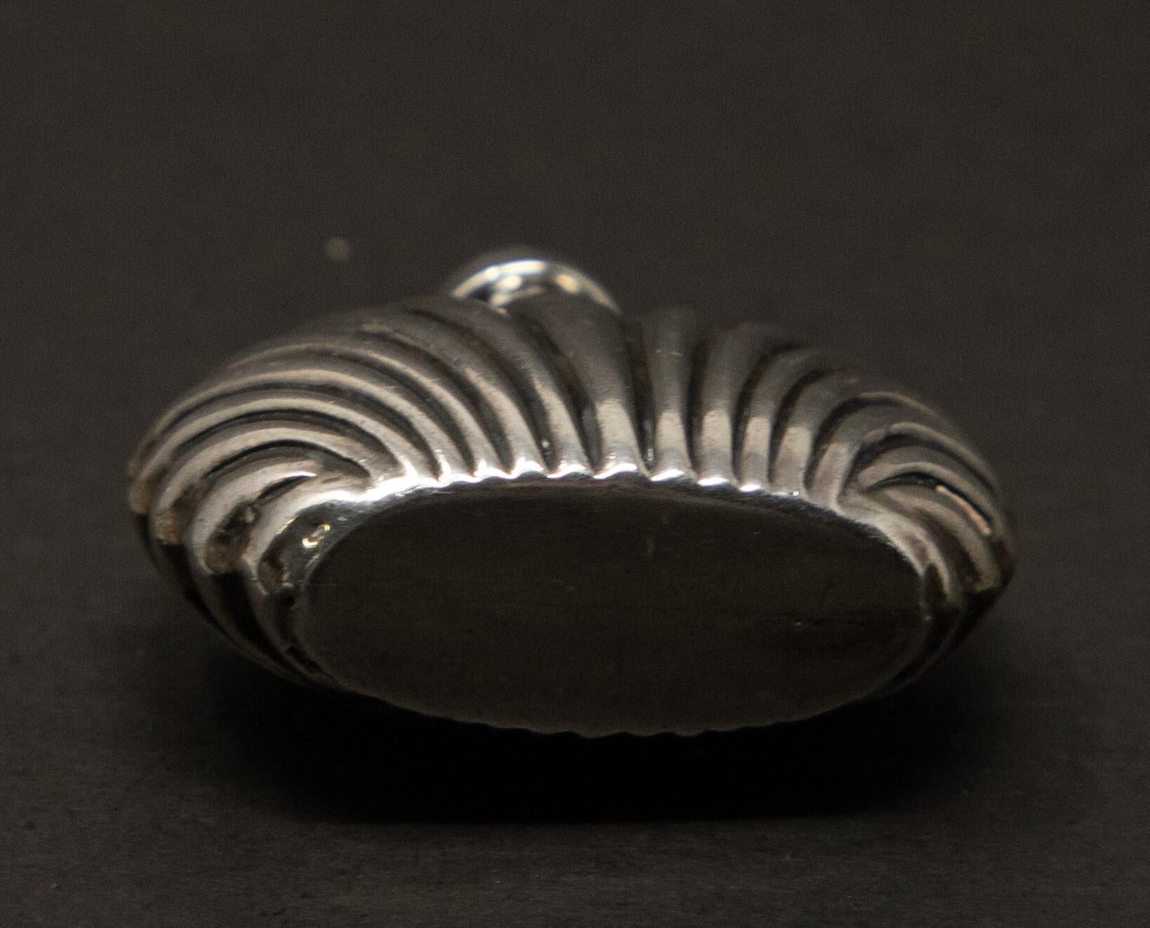 Parfümflasche aus Sterlingsilber (Französisch) im Angebot