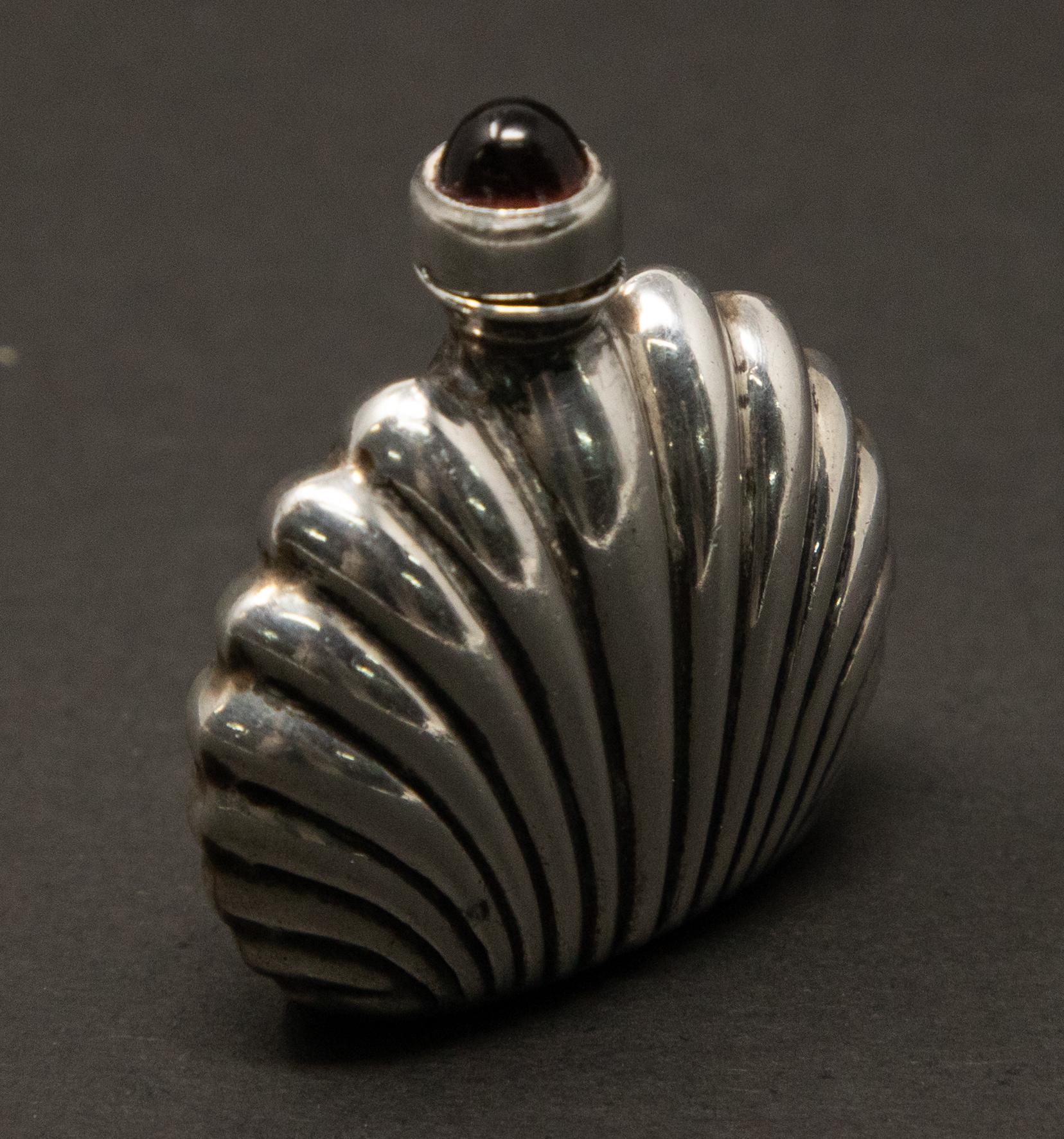 French Sterling Silver Perfume Bottle For Sale