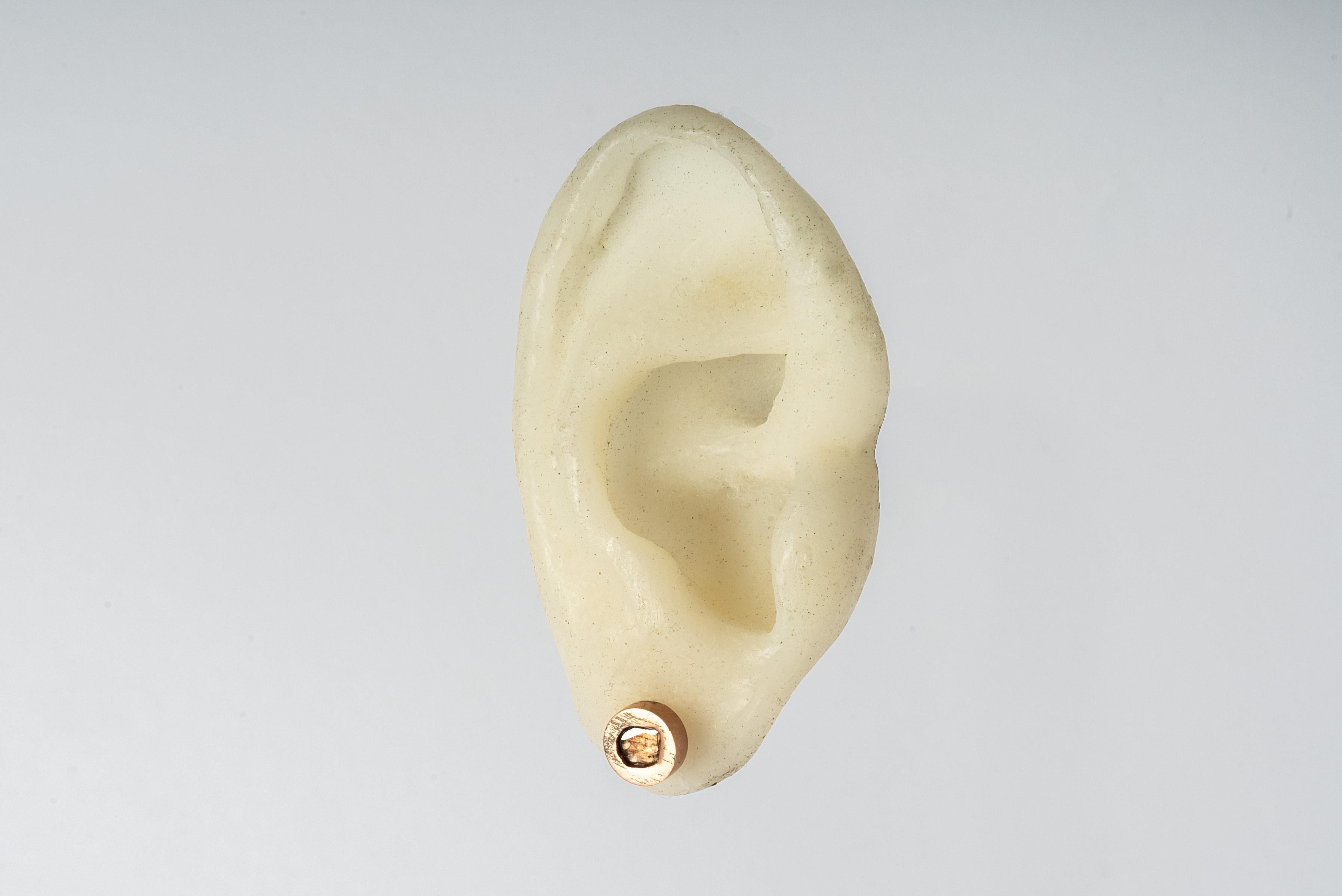 Tiny Stud Earring (0.1 CT, Diamond Slab, AMA+DIA) For Sale 1