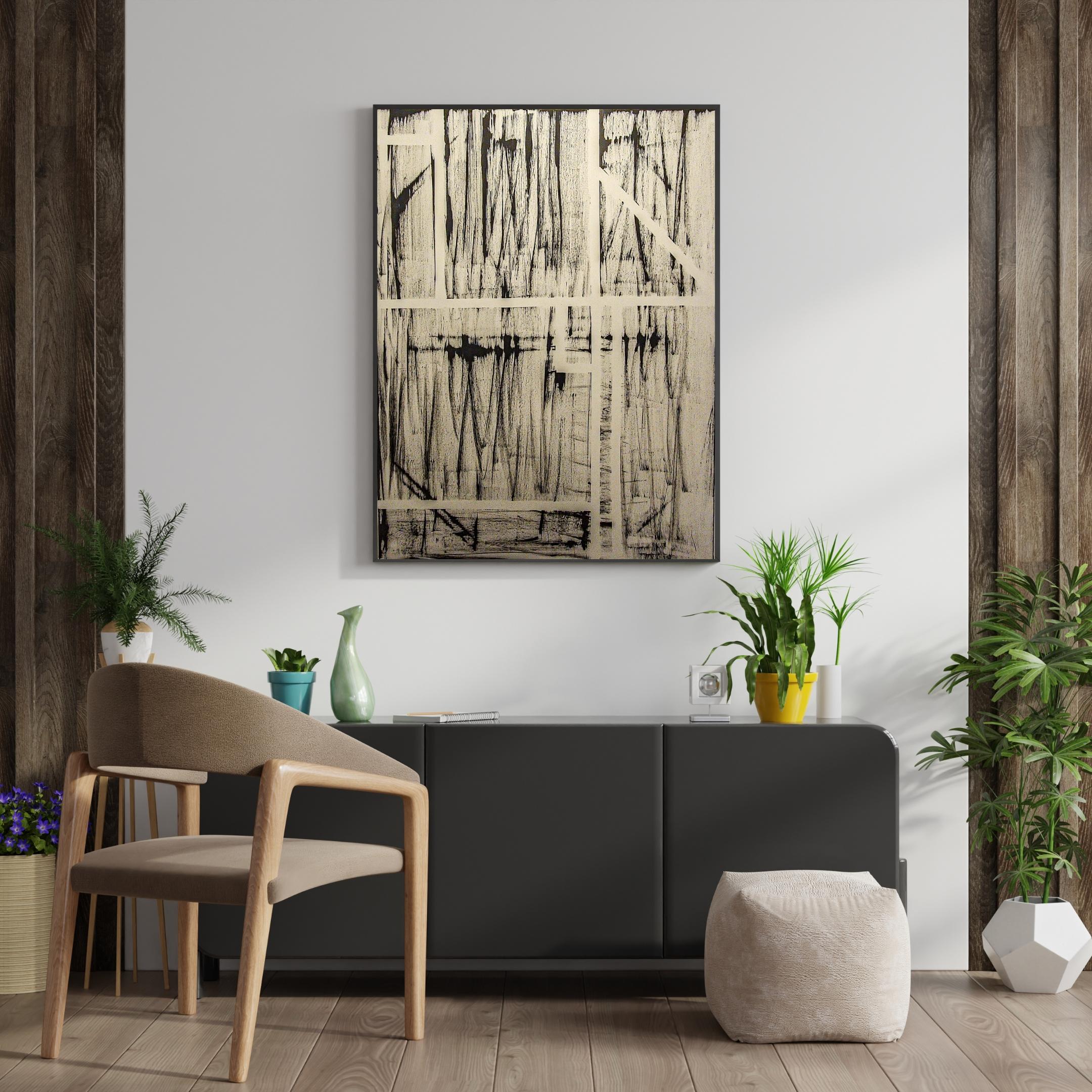La mia finestra - Painting Espressionismo astratto di Tiona johnson 