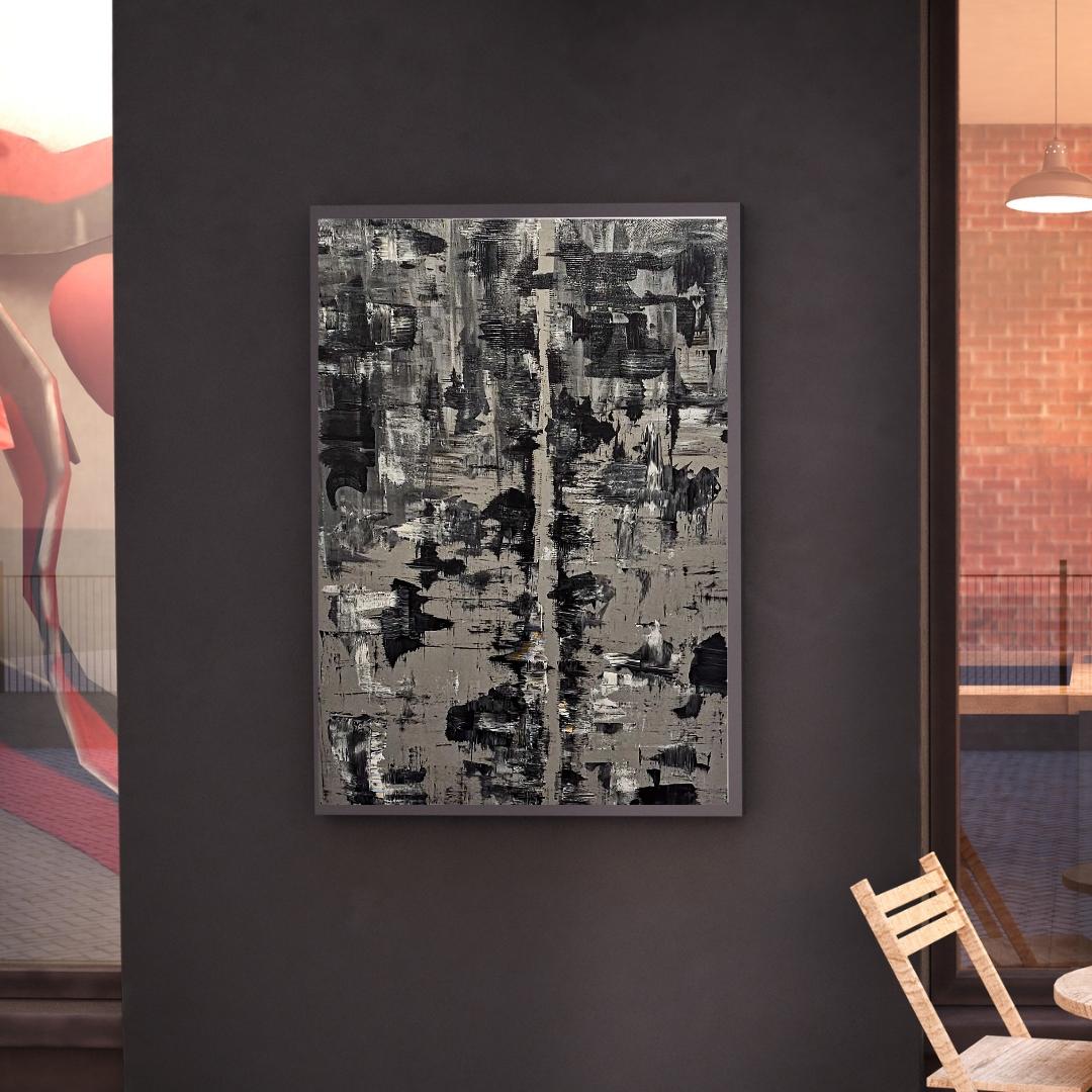 Route étroite - Expressionnisme abstrait Painting par Tiona johnson 