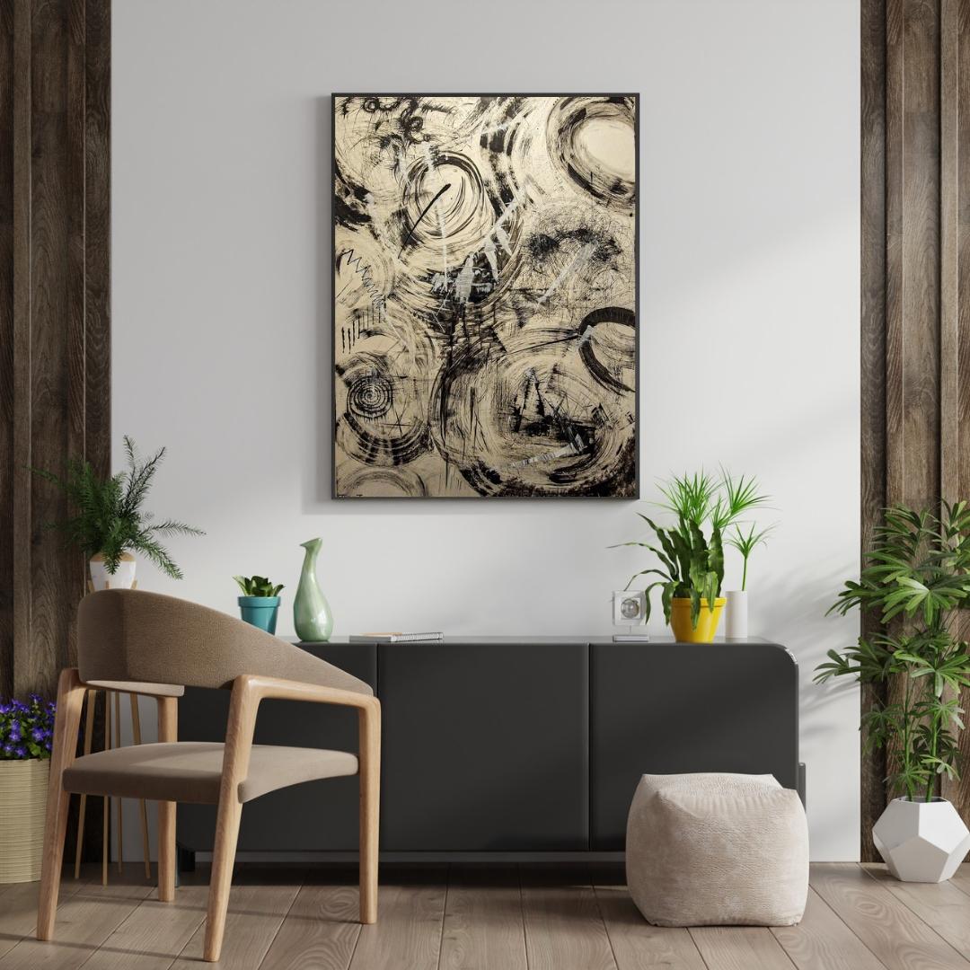 Ventuno - Painting Espressionismo astratto di Tiona johnson 
