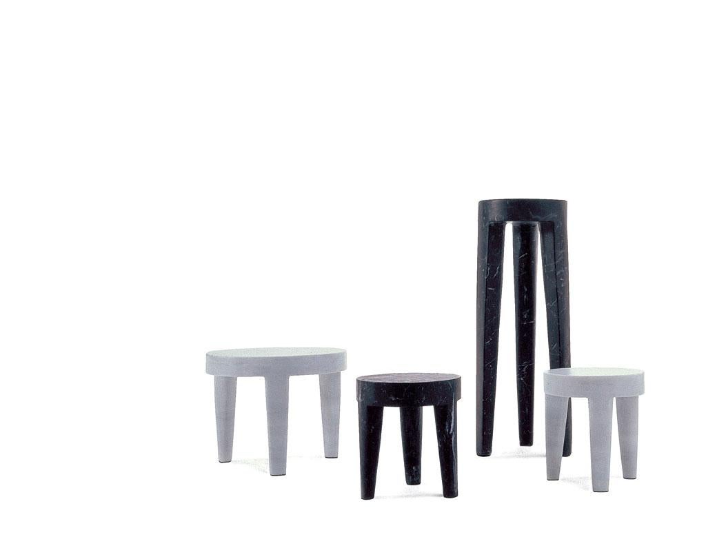 Modern Tip Tap Portoro Table in Marble by Mauro Mori Studio For Sale