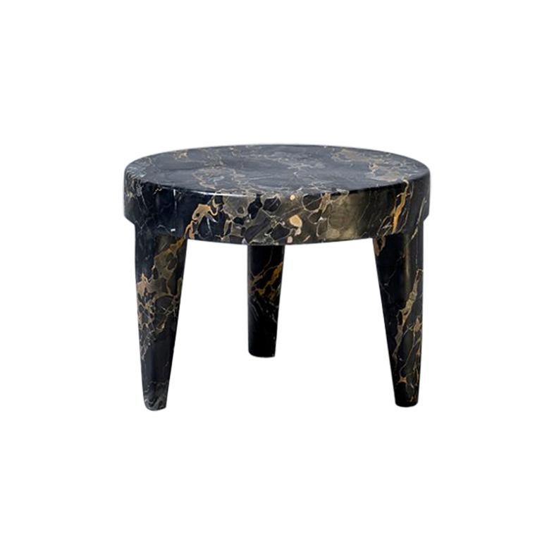 Tip Tap Portoro Table in Marble by Mauro Mori Studio