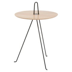 Tipi High Oak Accent Table by Objekto
