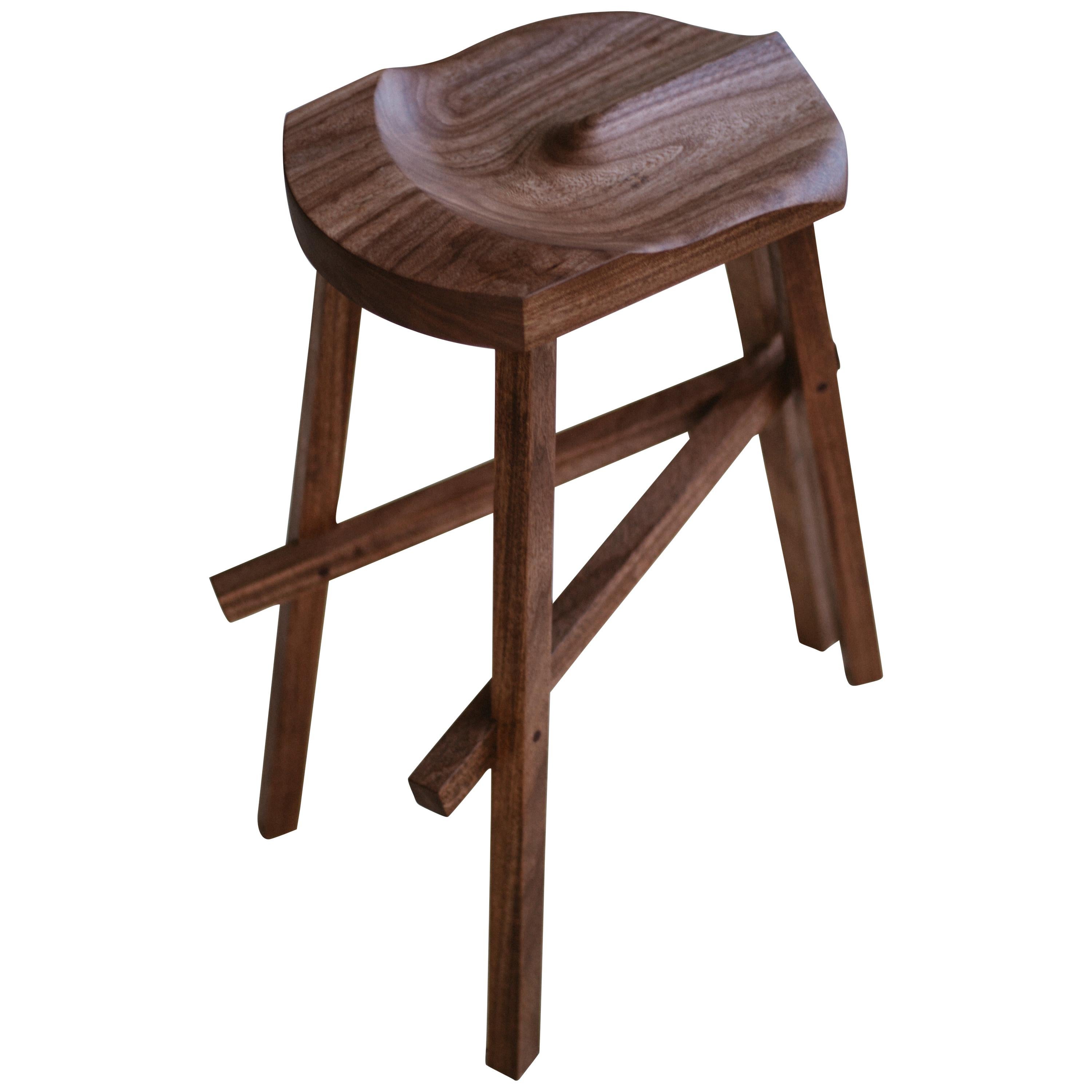 Tipi Stool, Brazilian Wood For Sale