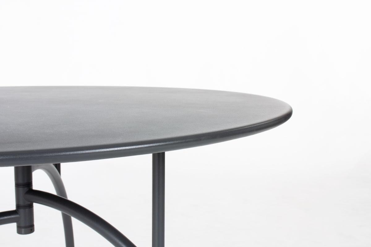 Metal Tippy Jackson table by Philippe Starck for Aleph, 1982 For Sale