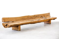Tiquara Bench in Pequi Wood by Hugo França