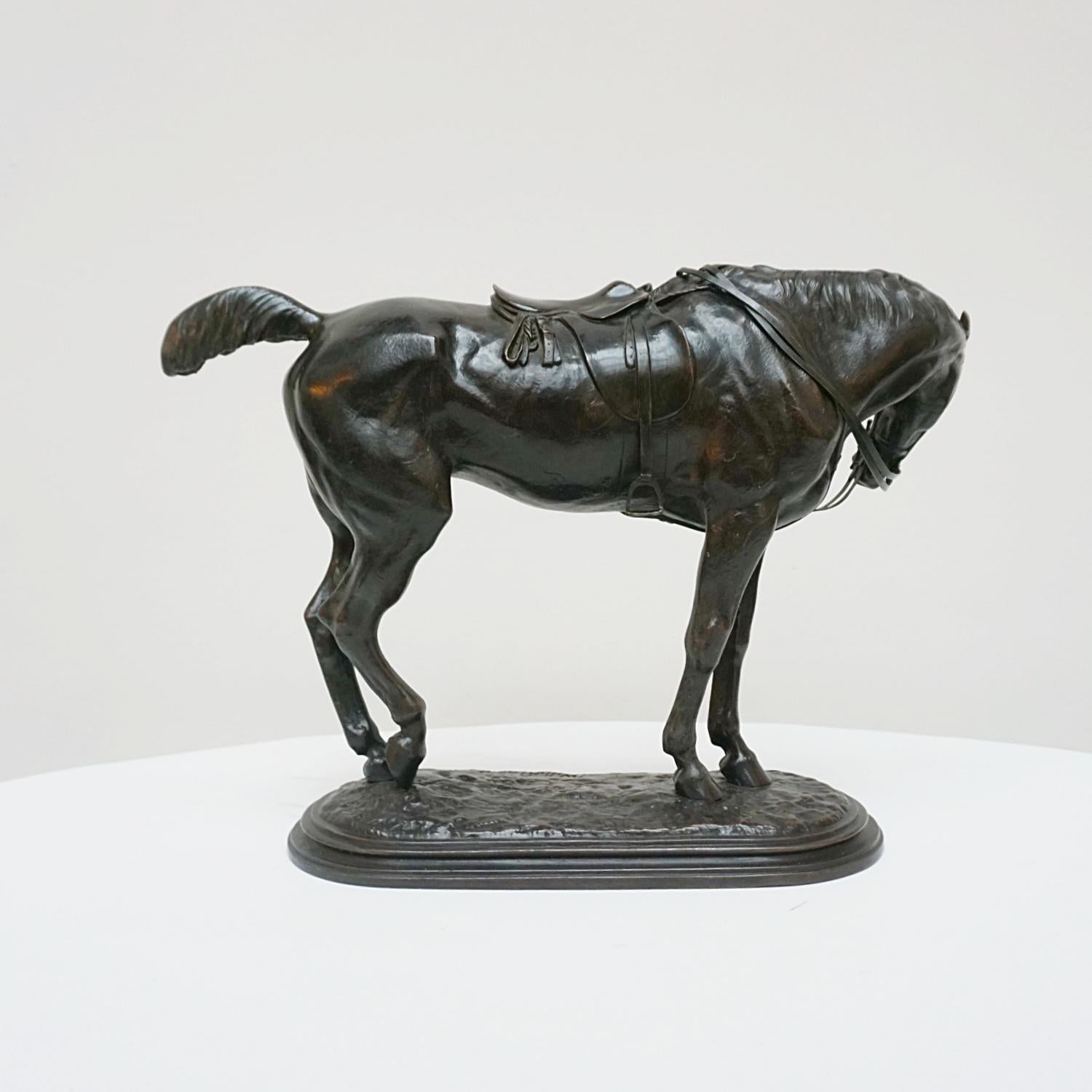'Tired Hunter' a Late 19th Century Bronze Study by John Willis Good '1845-1878' 1