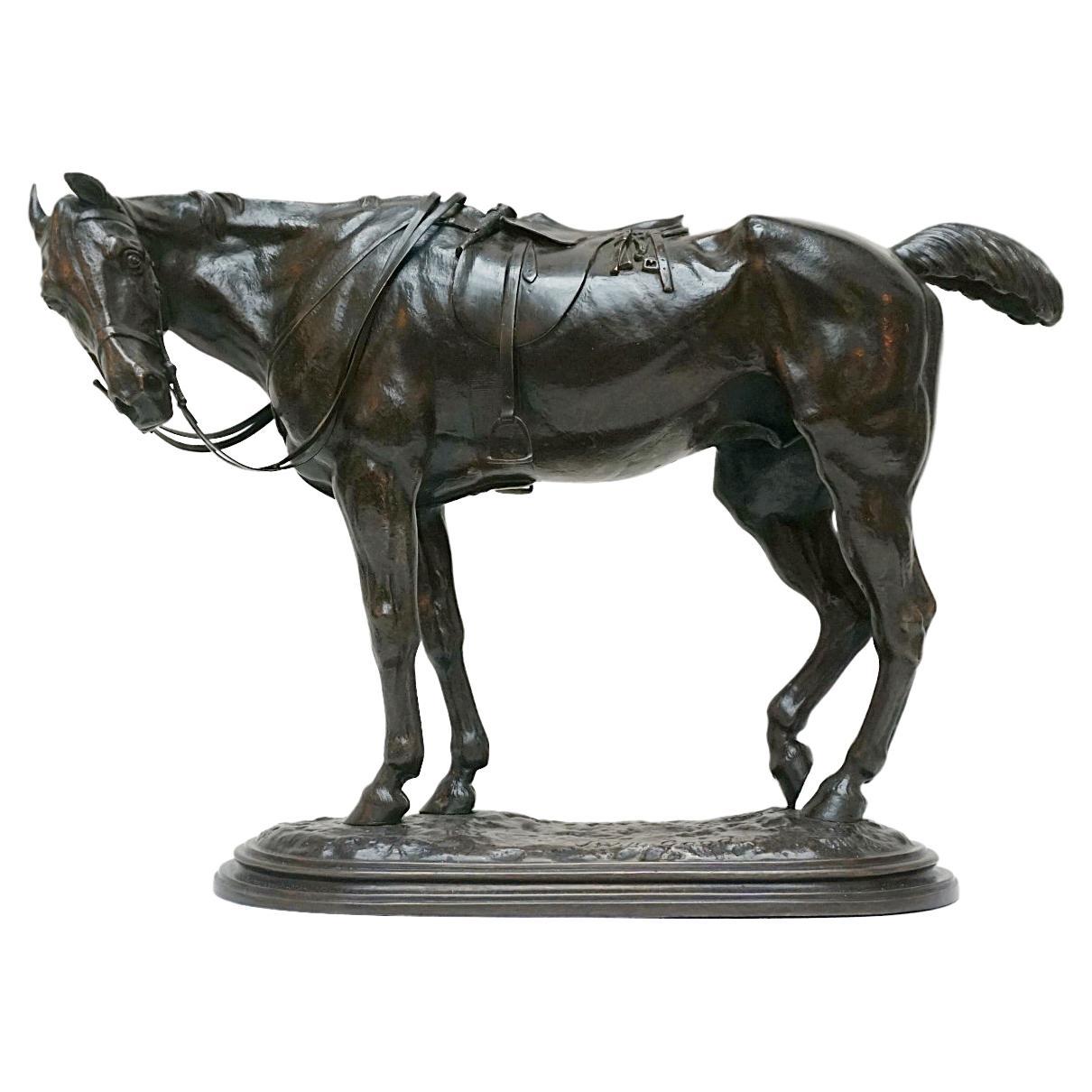 'Tired Hunter' a Late 19th Century Bronze Study by John Willis Good '1845-1878'