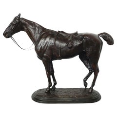 'Tired Hunter' Bronze Sculpture by John Willis Good Circa 1870