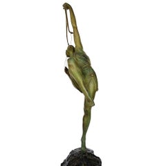Tireuse A L'arc Bronze Greek Archer Diana Sculpture by Pierre Le Faguays