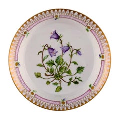Tirschenreuth, Hand Painted Flora Danica Compote, Dated 1969