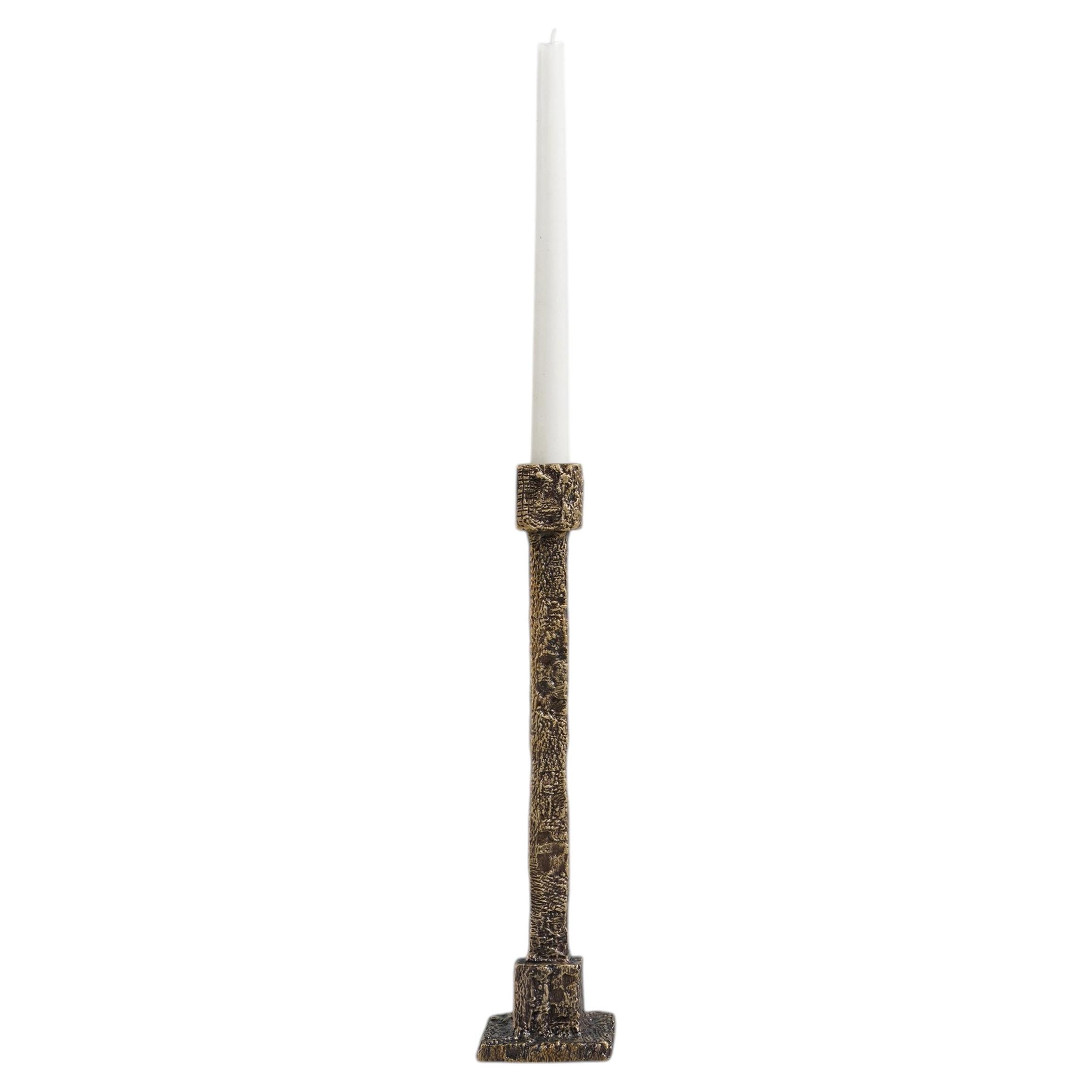 Tiruppur Candle Holder Medium in Brass, Viya by Vikram Goyal