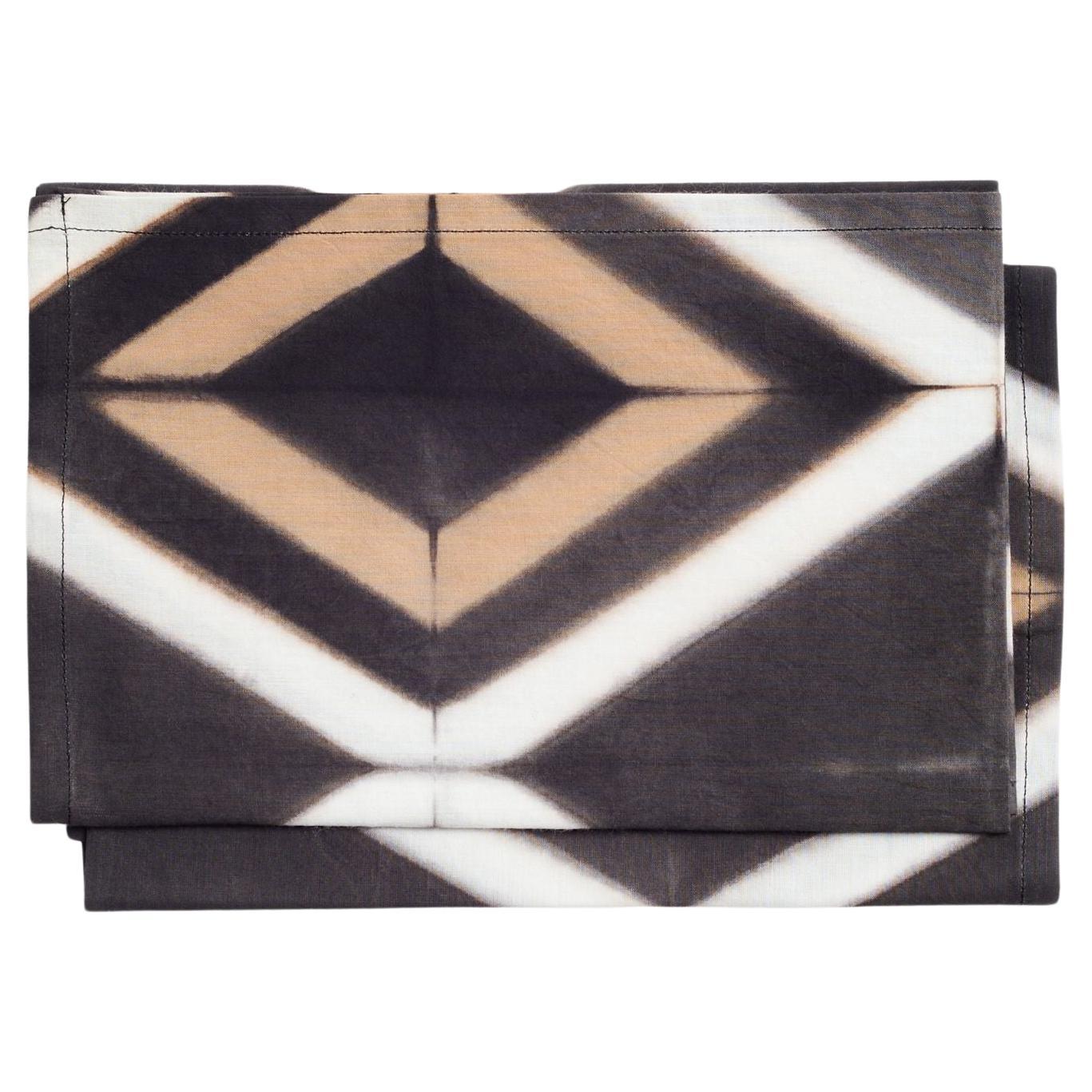 Tisa Cotton Table Napkin in Black, Handcrafted By Artisans (  Set of 4 Napkin ) 