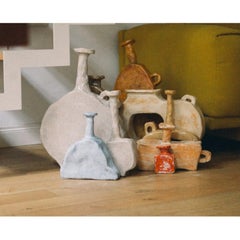 Juego de Vasos de Cerámica de Formas y Colores Variados de Willem Van Hooff