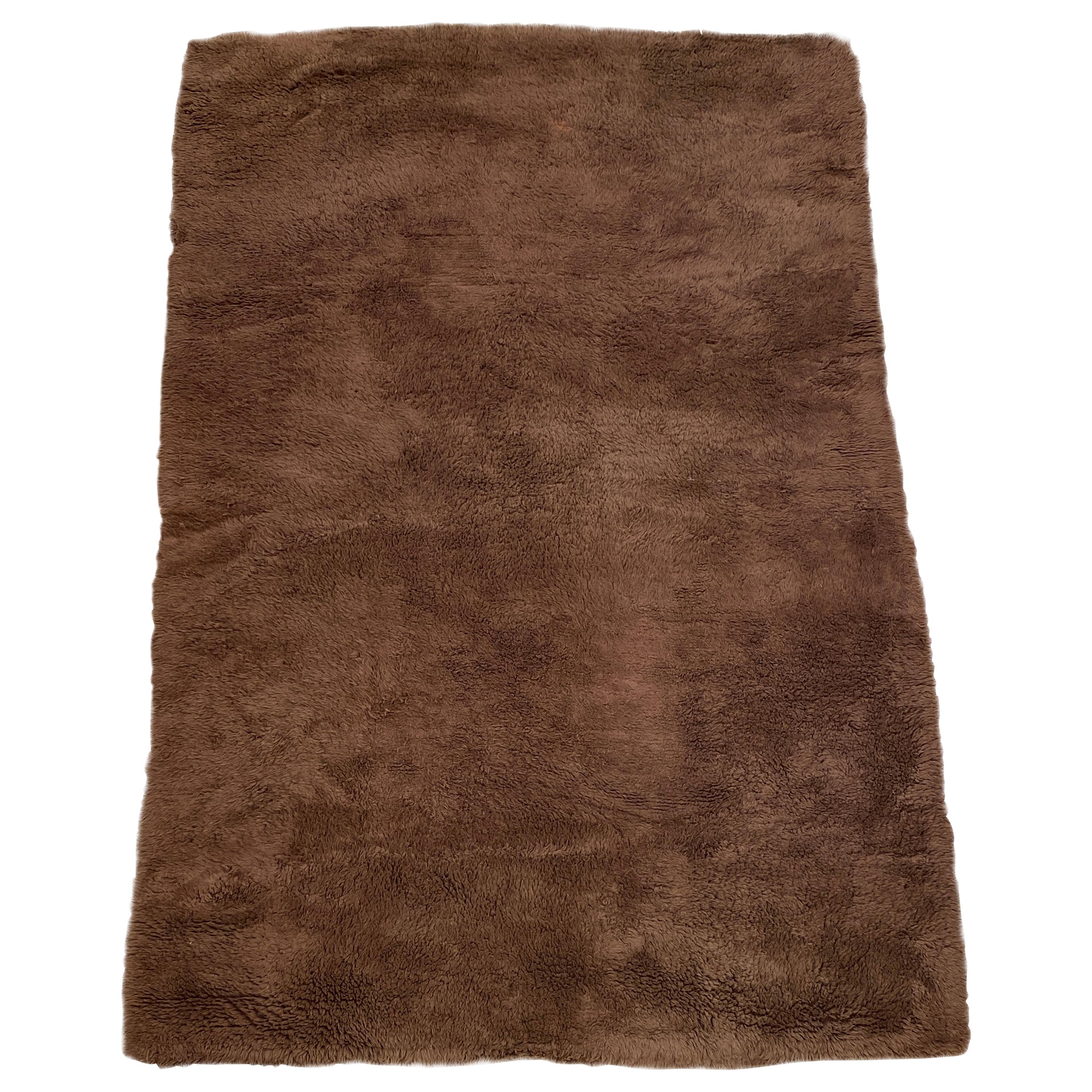 TISCA, grand tapis en laine vintage, datant d'environ 1970-1980