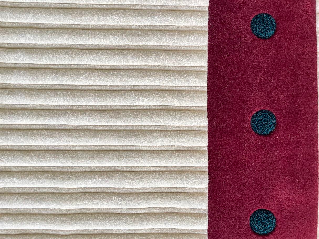 Français Tapis Tisca Meda tufté à la main, France, années 1980 en vente